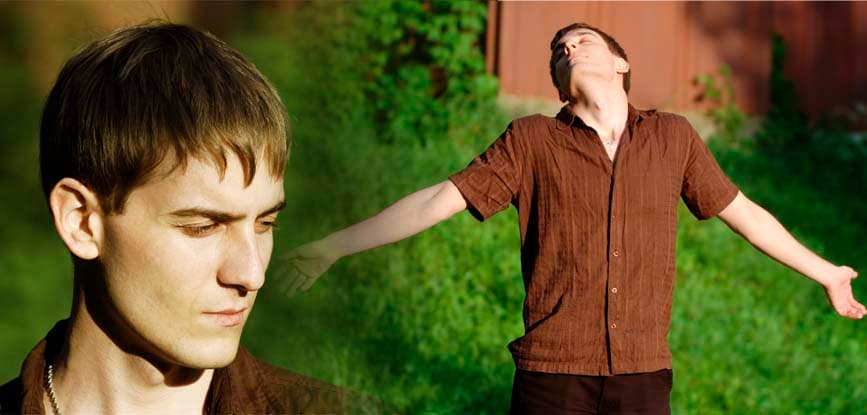 Валерий Давиденко — портрет на природе